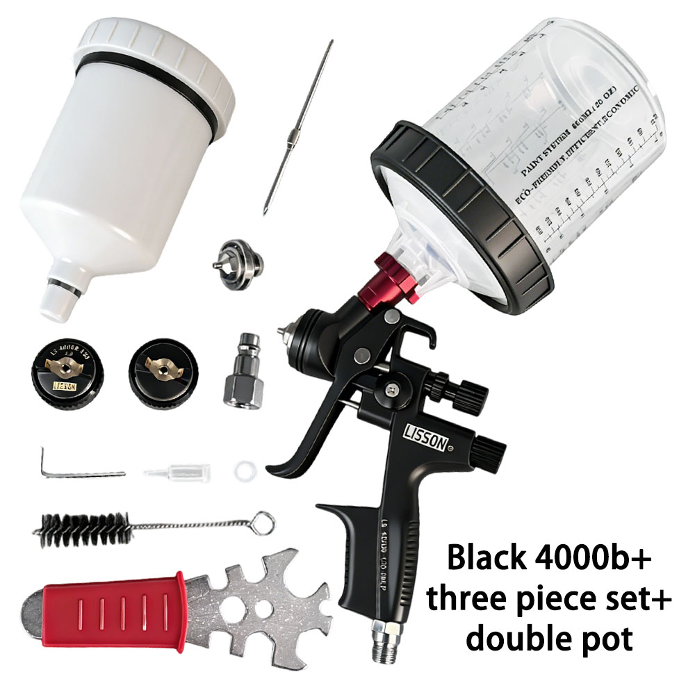 Spray Paint Primer - Adaptörlü ve Karıştırma Tanklı Hvlp Tabancası,