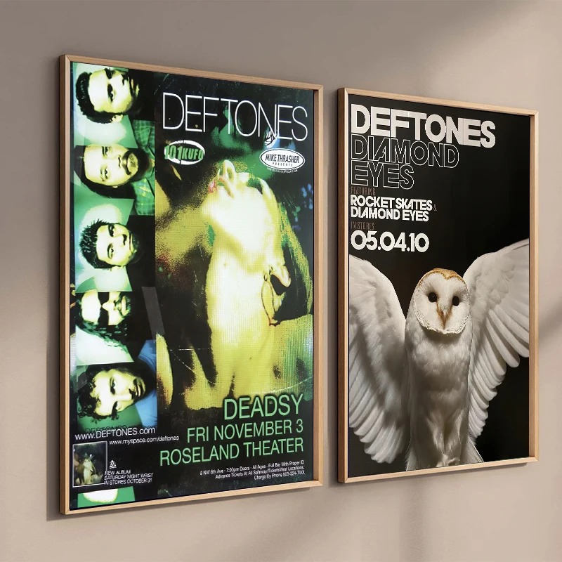 Retro Grup Deftones Posteri Es - Wall Texture Spray incelemesi ve fiyatı