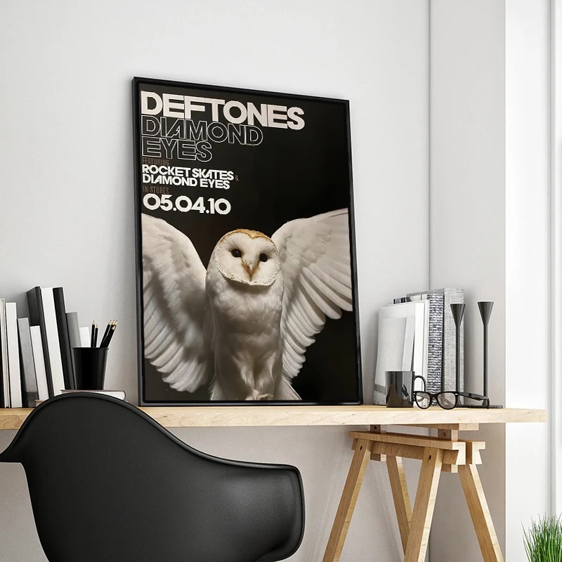 Retro Grup Deftones Posteri Es - Wall Texture Spray incelemesi ve fiyatı
